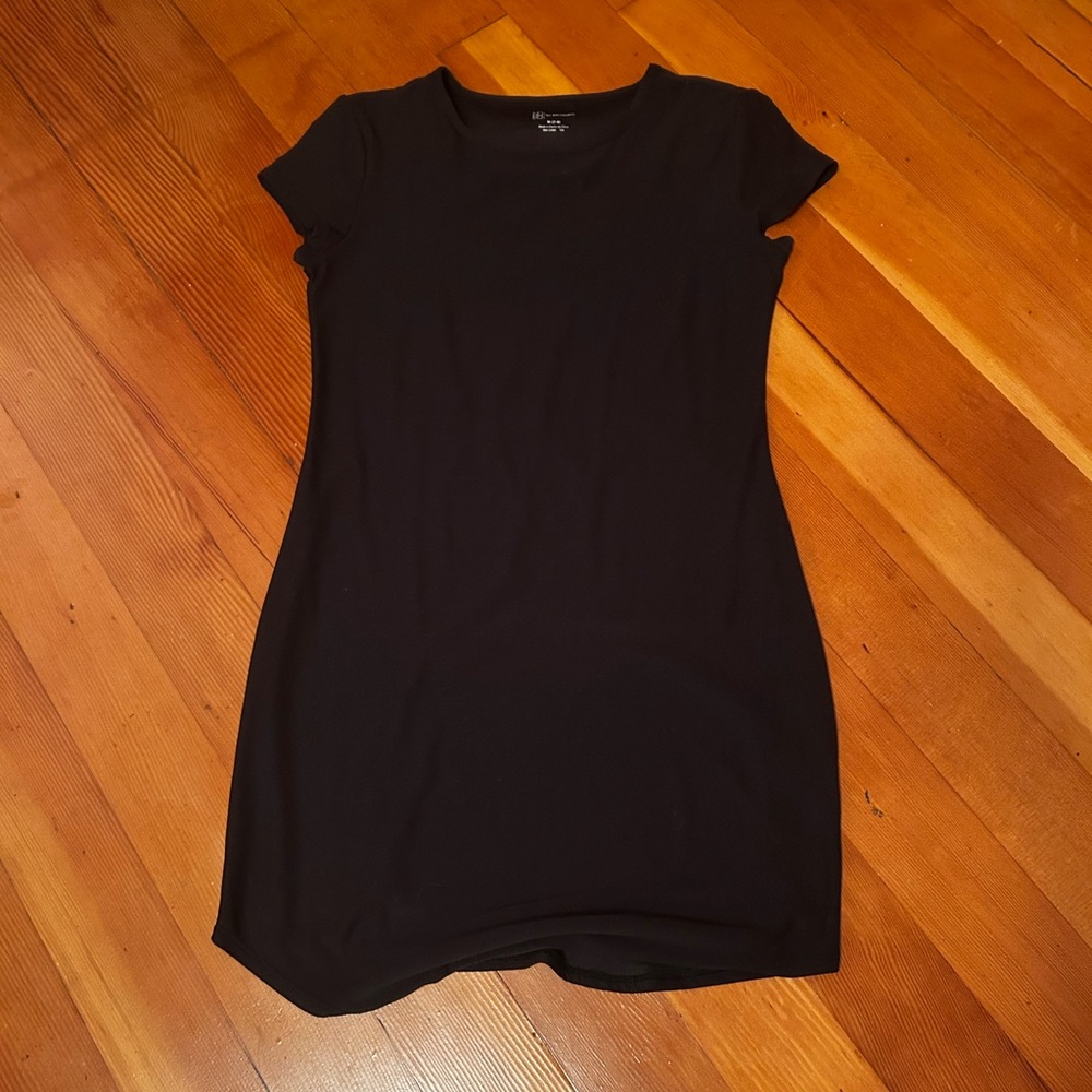 No Boundaries Black Midi Dress